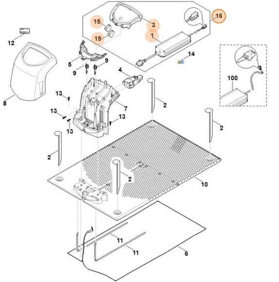 Комплект для модификации зарядной станции (EUR) (63090071025)