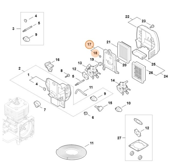 Корпус фільтра STIHL 41281402800