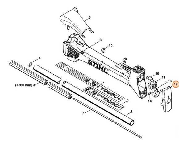 Опора STIHL 41287907650