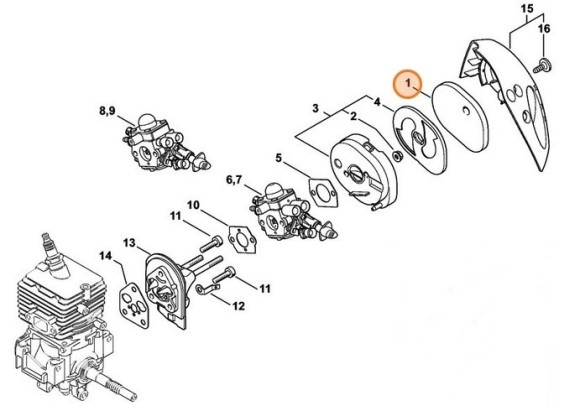 Фільтр STIHL 41441242800