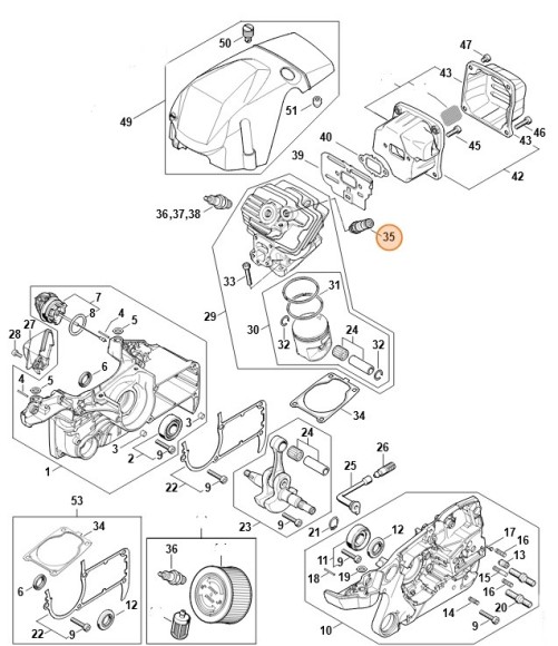 Декомпресійний клапан STIHL 11420209400