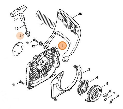 Корпус вентилятора (11410801801)