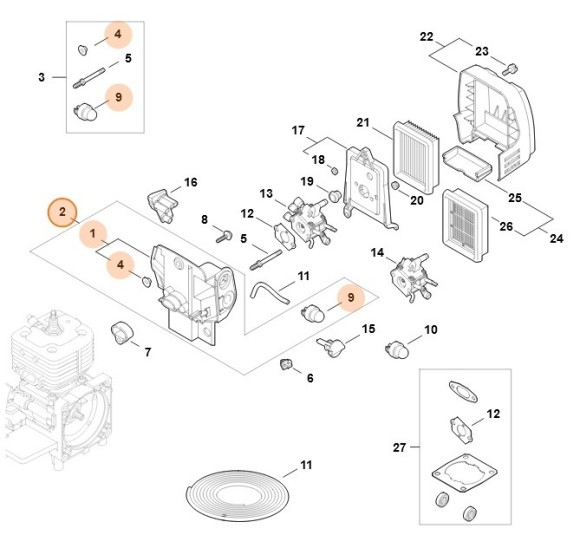 Корпус карбюратора (41281200150)