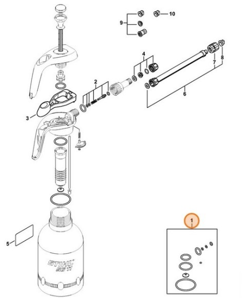 Набір ущільнень STIHL 42550071601