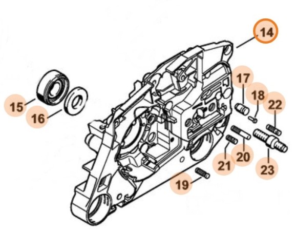 Половина картера STIHL 11280202914