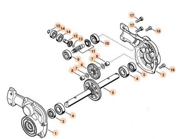 Передача STIHL 46016400102