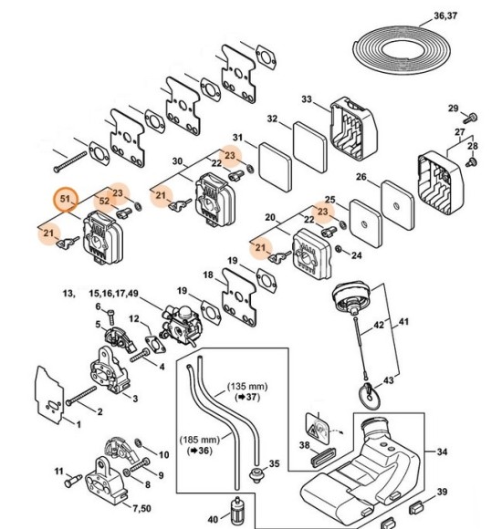 Корпус фільтра STIHL 41371402800