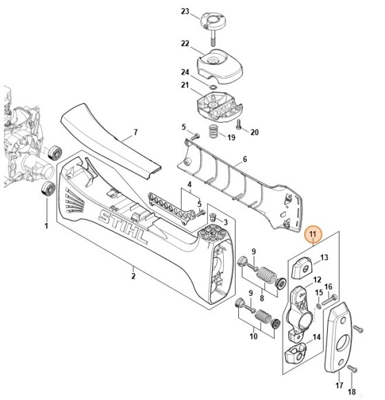 Опора STIHL 41487907600