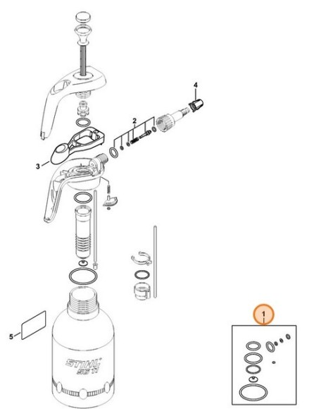 Набір ущільнень STIHL 42550071602