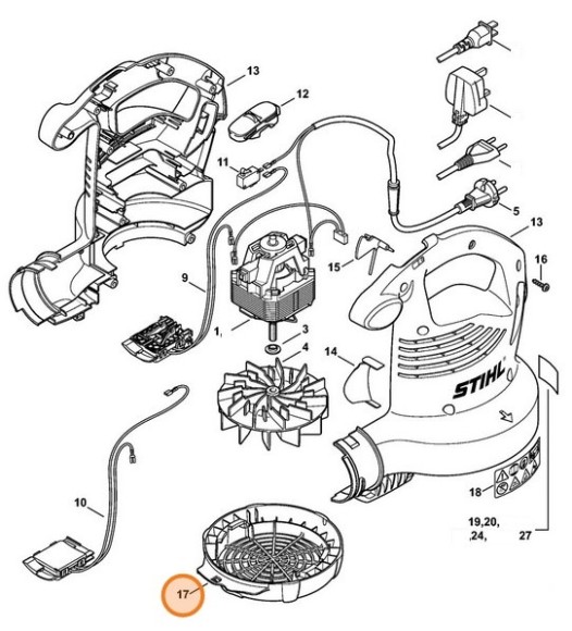 Кабельний жгут STIHL 48114403002