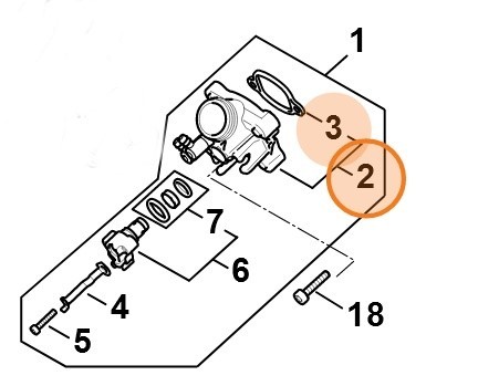 Корпус модуля управления впрыском (11471304504)