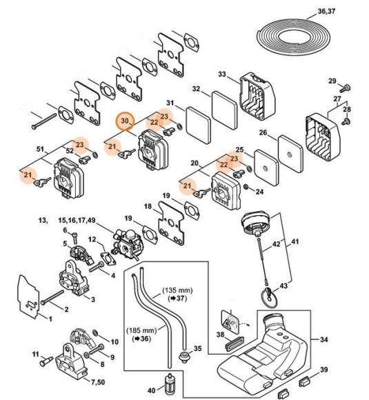 Корпус фільтра STIHL 41371402801