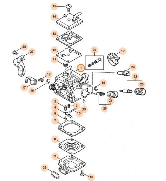 Карбюратор 1142/00 (11421200600)