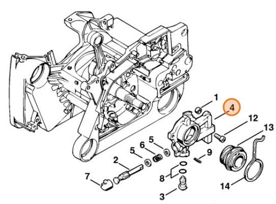 Корпус насоса STIHL 11226403005