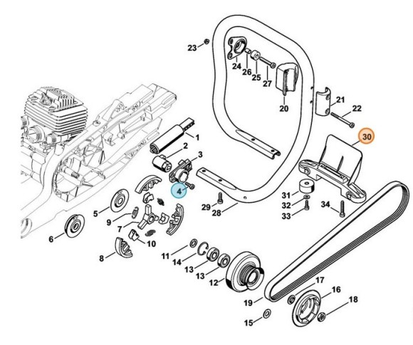 Опора STIHL 42247917600