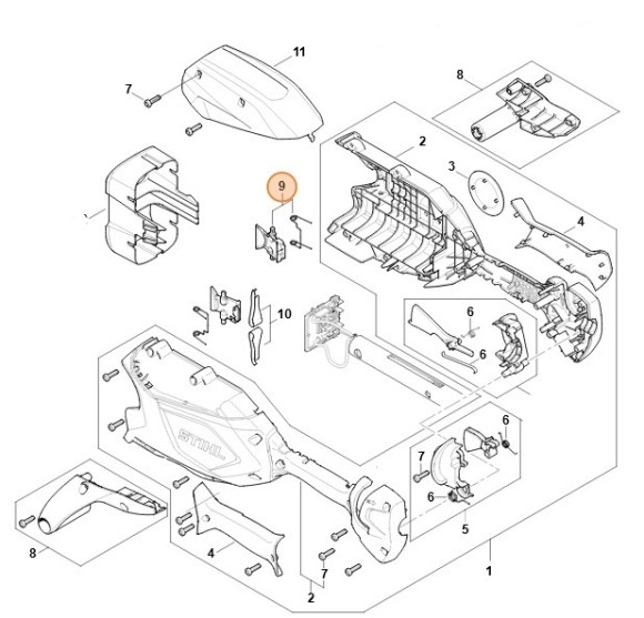 Стопорний важіль STIHL 48524309800