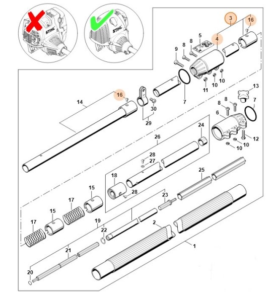 Підшипник STIHL 41387403201