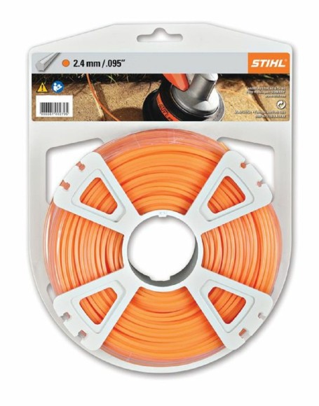 Косильная квадратная струна STIHL 2.4мм x 41м (00009302640)