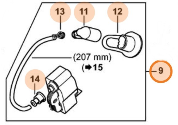 Пристрій управління STIHL 11404004717