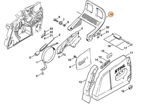 Пристрій для захисту рук STIHL 11247929110