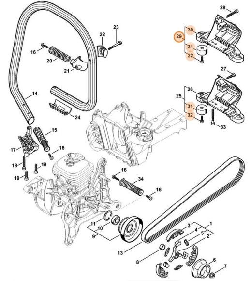 Опора STIHL 42387907600