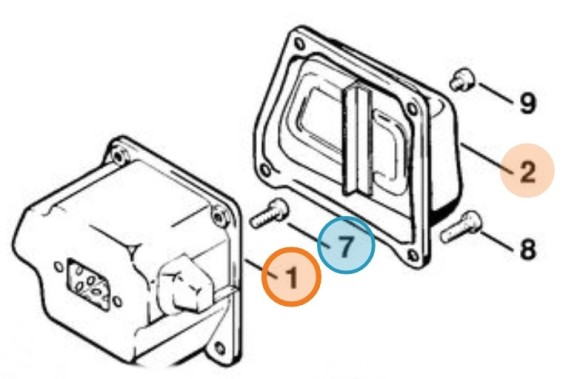 Глушитель выхлопа (11221400602)