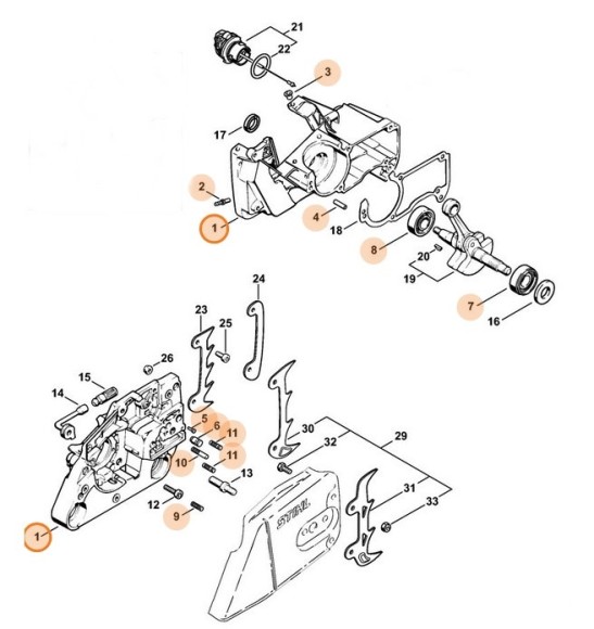 Картер STIHL 11210202125
