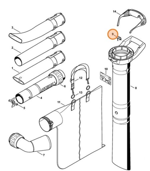Фіксаторний важіль STIHL 48117923700