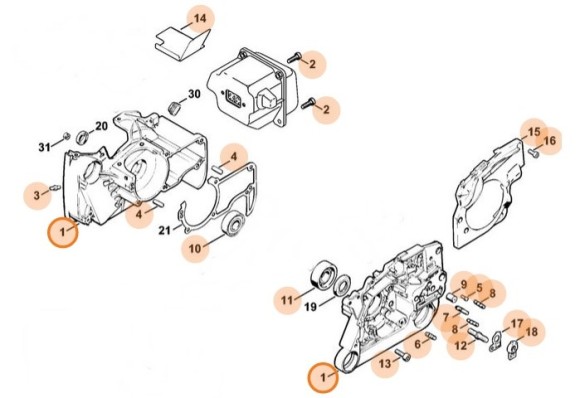 Картер STIHL 11220202101