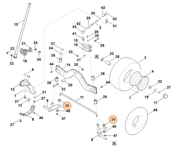Втулка STIHL 61407605205