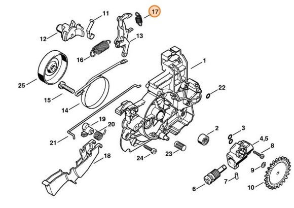 Пружина розтягнення STIHL 12081627910