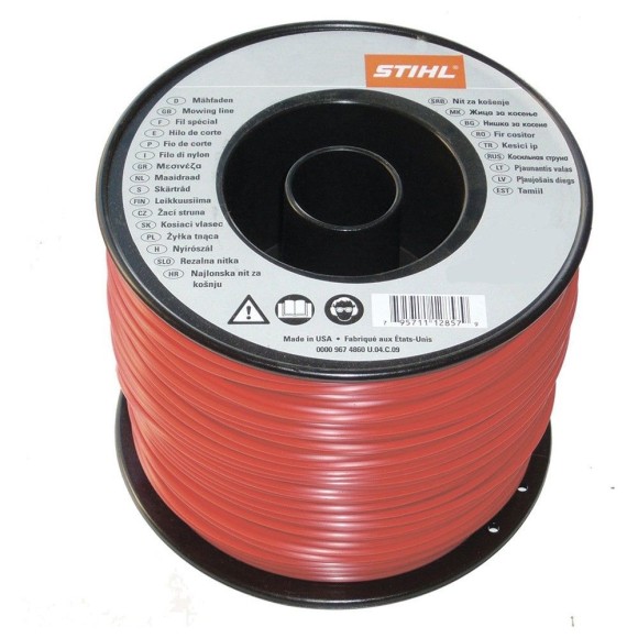 Косильная бесшумная струна STIHL 2.4мм х 253м (00009302535)