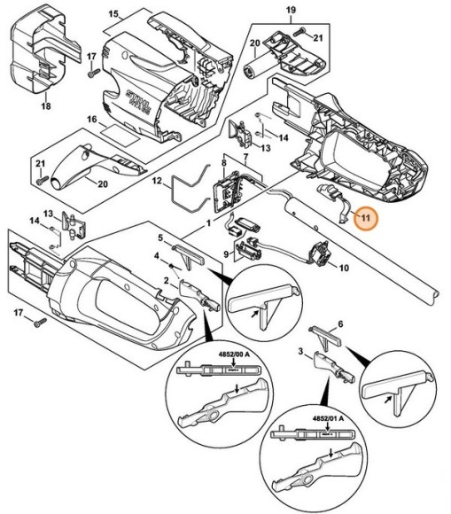 Фіксаторний важіль STIHL 48524352800