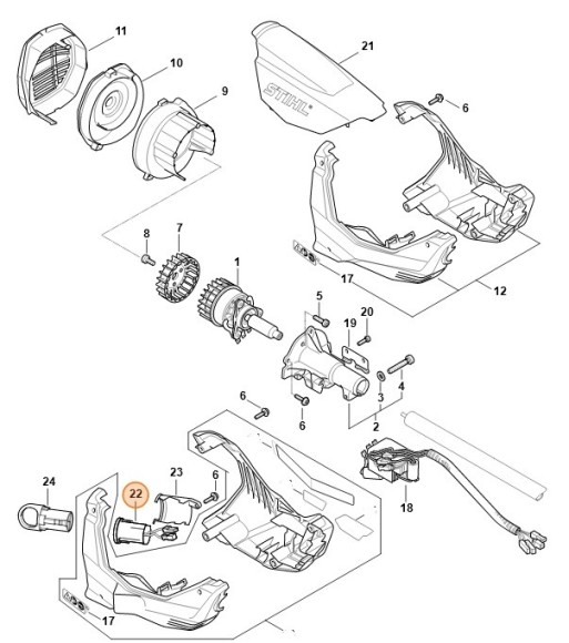 Втулка STIHL 48674003421