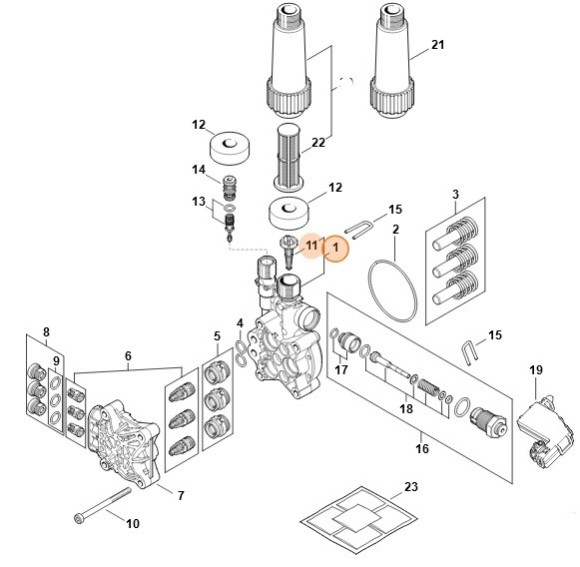 Корпус насоса (49507004000)