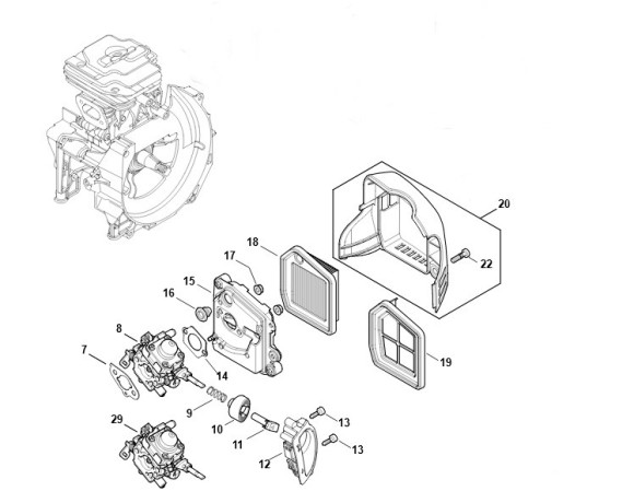 Корпус фильтра (41471402802)