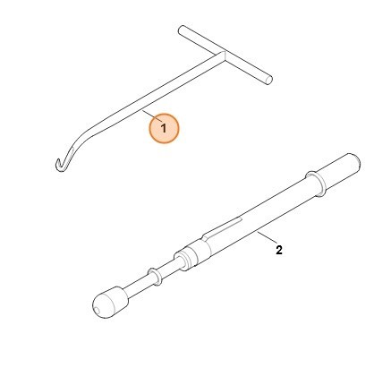 Монтажный крючок (00008902800)