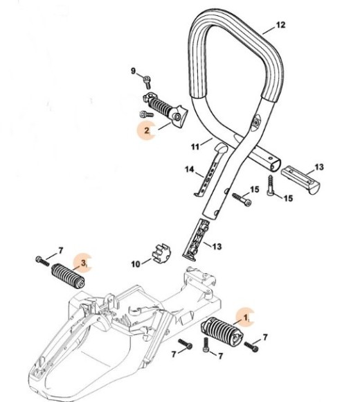 Набор пружин AV мягкий (11380071007).