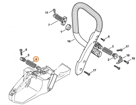 Пружина STIHL 11407913102