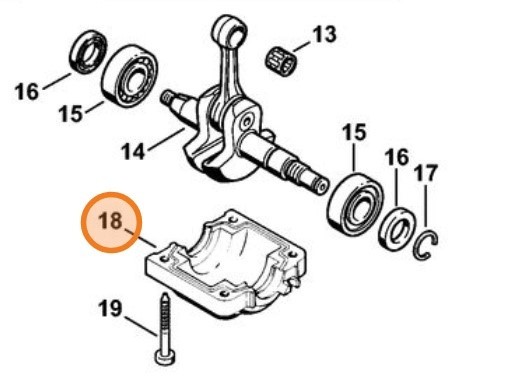Піддон картера STIHL 11230212500