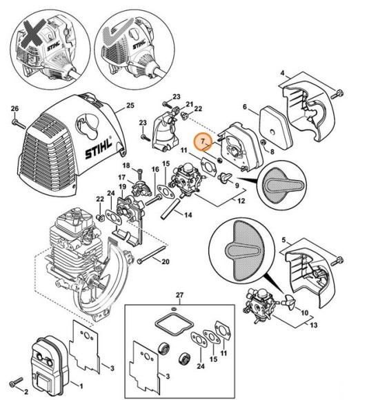 Корпус фільтра STIHL 41801402804