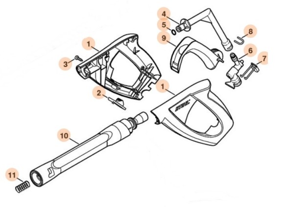 Пістолет розпилювач STIHL 49155001321