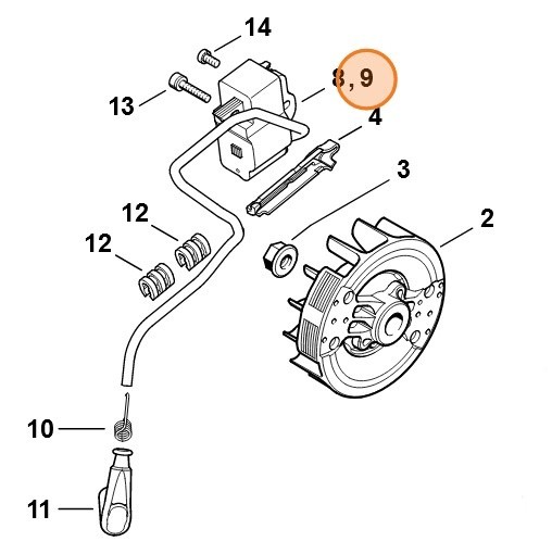 Пристрій управління STIHL 11454004702