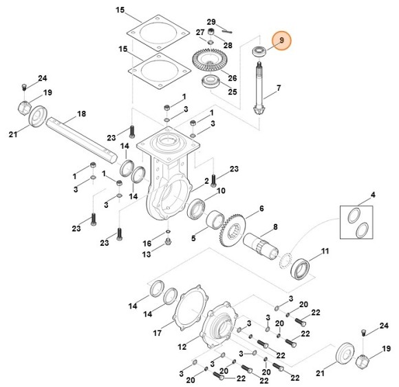 Гольчатий підшипник STIHL 62516431100