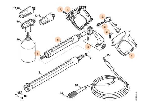 Пістолет-розпилювач STIHL 49155001398