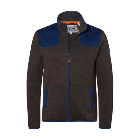 Флисовая кофта мужская STIHL, коричневая, р.S (04201100648)
