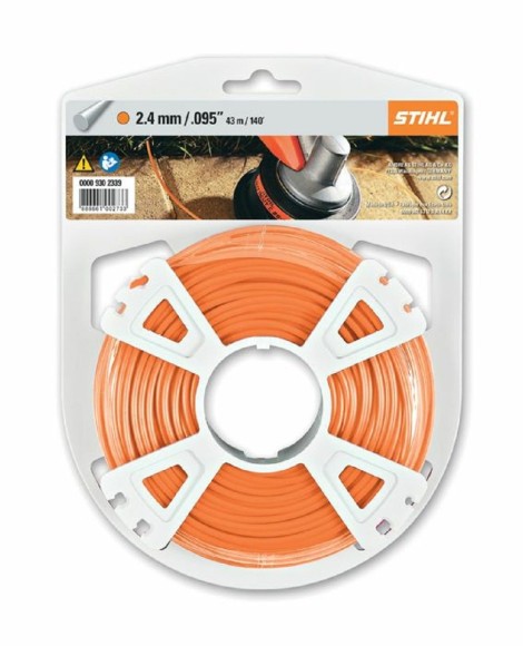 Косильная круглая струна STIHL 2.4мм х 41м (00009302339)