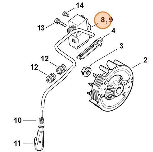 Пристрій управління STIHL 11454004713