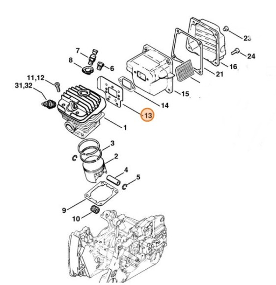 Листовый охлаждающий элемент (11281413201)