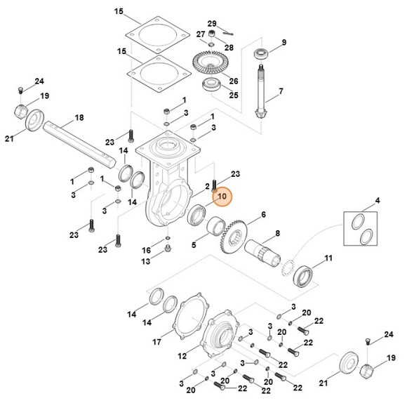 Гольчатий підшипник STIHL 62516431101